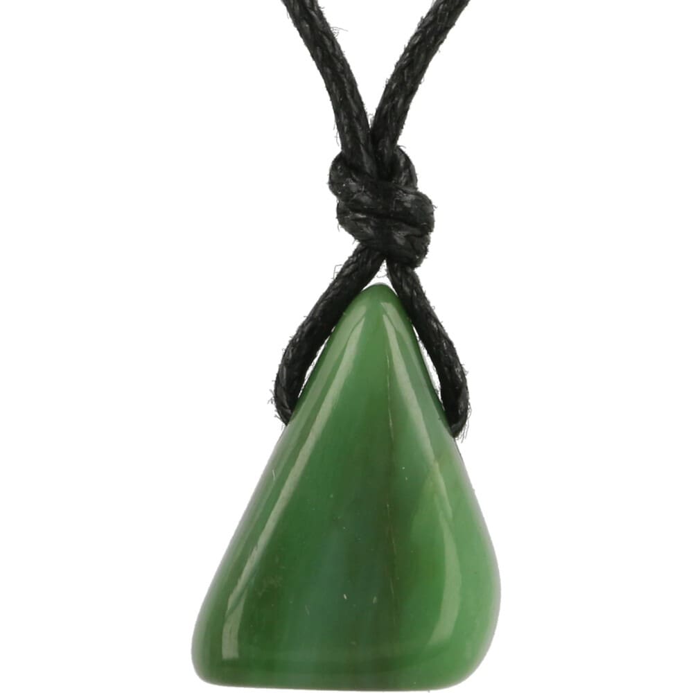 Jade nefriet hanger doorboord - Koop ze bij Blije Boeddha edelstenen