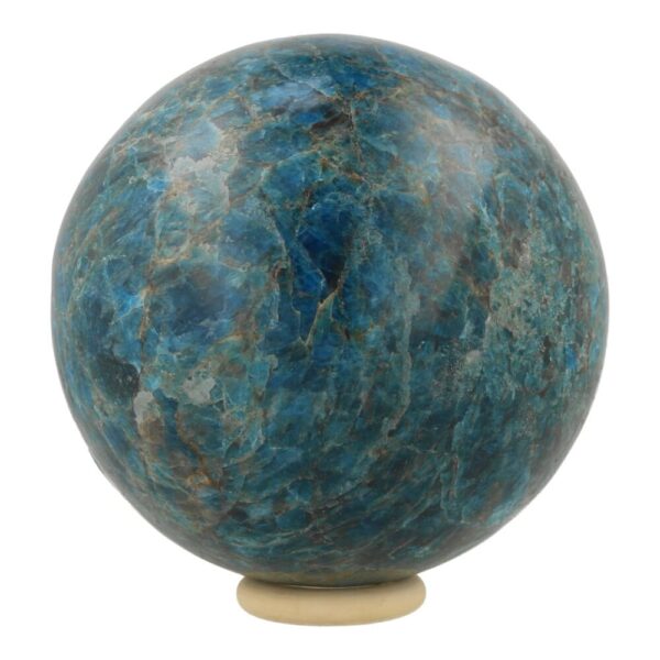 Grote blauwe apatiet bol van 15cm diameter