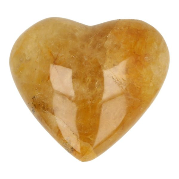 Mooi gepolijst golden healer hart met breedte van 67mm